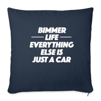 Bimmer Auto M Karre Tuning Tuner Felgen Geschenk - Sofakissenbezug 45 x 45 cm - Navy - Vorne