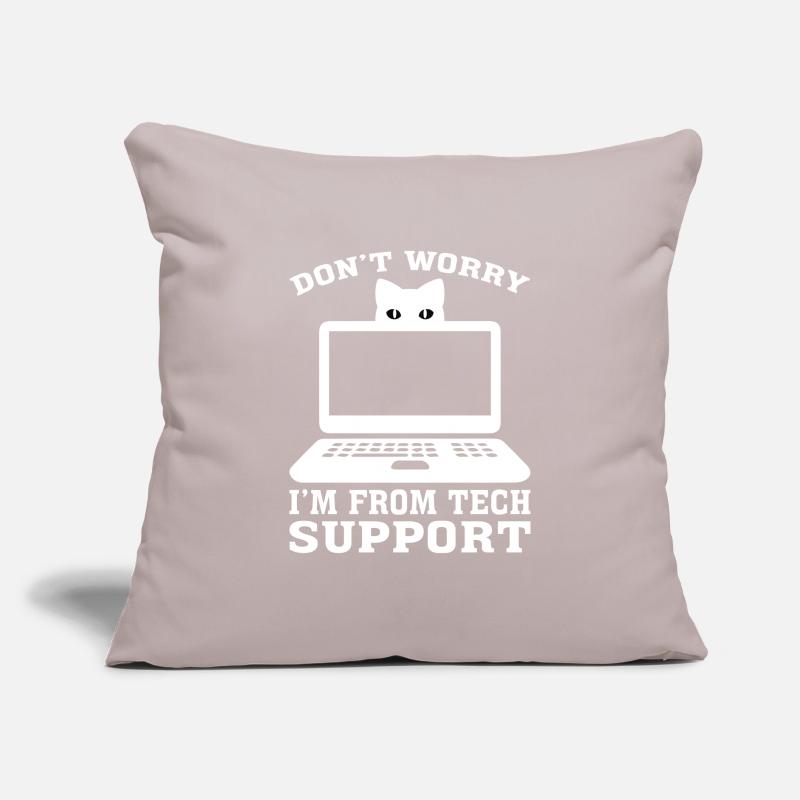 Technical Support Computer Technology IT Software Sofa pillowcase 17,3'' x 17,3'' (45 x 45 cm)