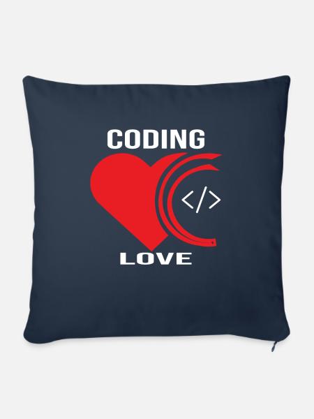 Softwareentwickler Programmierer Geschenk - Sofakissenbezug 45 x 45 cm - Navy