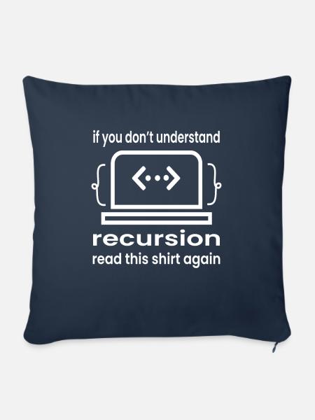 Softwareentwickler Programmierer Geschenk - Sofakissenbezug 45 x 45 cm - Navy