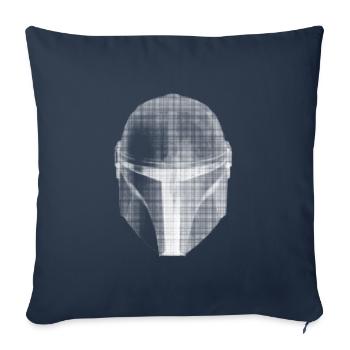 Mandalorien-Stil - Sofakissenbezug 45 x 45 cm - Navy - Vorne