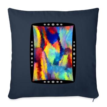 Do The Right Thing - Sofa pillowcase 17,3'' x 17,3'' (45 x 45 cm) - navy - Front