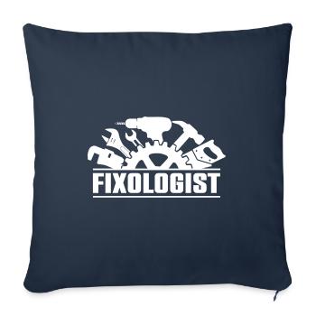 Fixologist Car Lover Auto Mechanic Vehicle Technic - Sofa pillowcase 17,3'' x 17,3'' (45 x 45 cm) - navy - Front