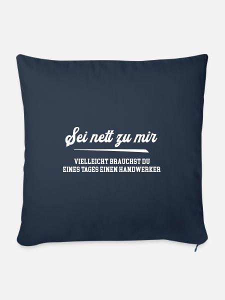 Handwerker Geburtstag Heimwerker Beruf Handwerk - Sofakissenbezug 45 x 45 cm - Navy