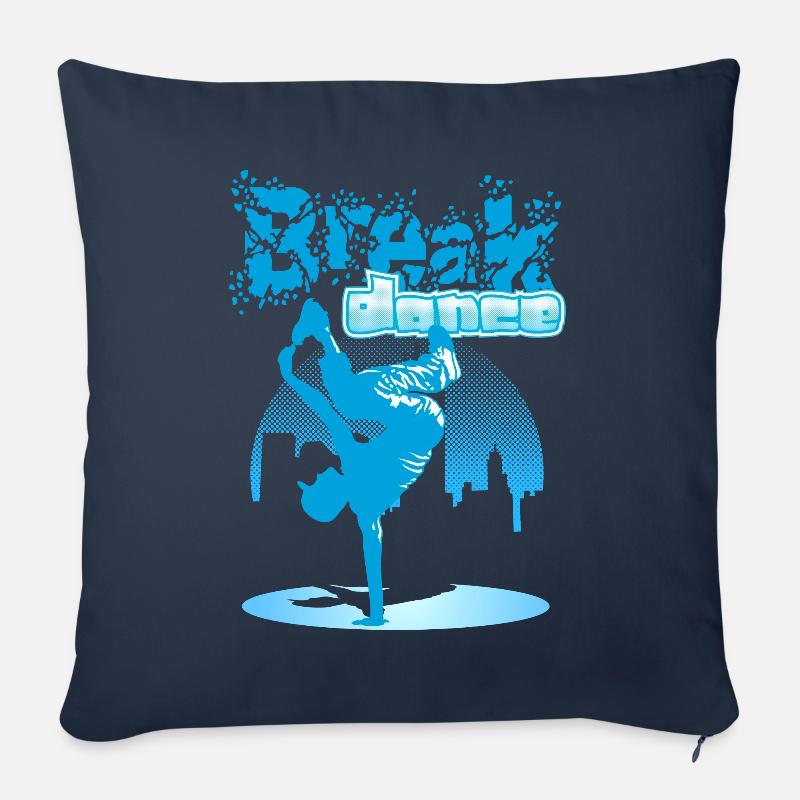 City breakdance - Sofakissenbezug 45 x 45 cm - Navy