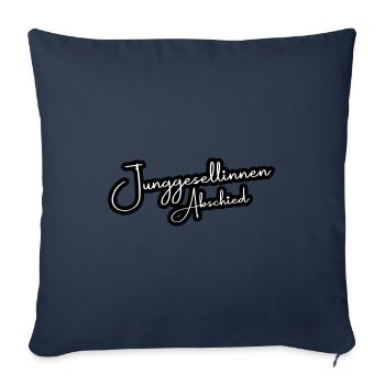 Junggesellinnen Abschied Herz - Sofakissenbezug 45 x 45 cm - Navy - Vorne