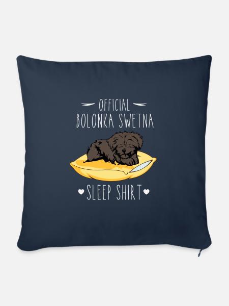 Bolonka Swetna Sleep Shirt - Sofakissenbezug 45 x 45 cm - Navy