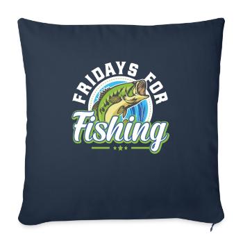 Angler - Sofakissenbezug 45 x 45 cm - Navy - Vorne