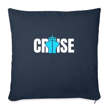 Cruise VacationEr Cruise Vacation - Sofa pillowcase 17,3'' x 17,3'' (45 x 45 cm) - navy - Front