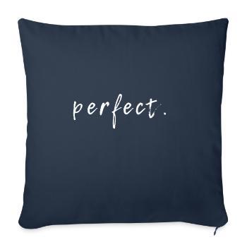 perfect. - Sofakissenbezug 45 x 45 cm - Navy - Vorne