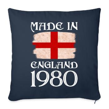 Made in England 1980 - St George's Day - English - Sofa pillowcase 17,3'' x 17,3'' (45 x 45 cm) - navy - Front