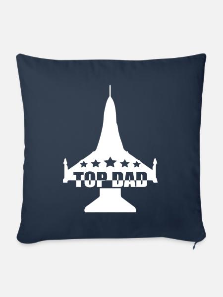 TOP DAD - Sofakissenbezug 45 x 45 cm - Navy