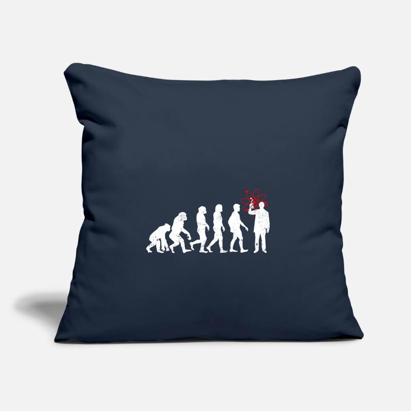 Physiciens profession d'évolution, l'emploi, la physique, la science, Housse de coussin décorative 45 x 45 cm
