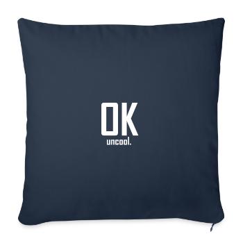 Ok uncool gift idea Yung Hurn - Sofa pillowcase 17,3'' x 17,3'' (45 x 45 cm) - navy - Front