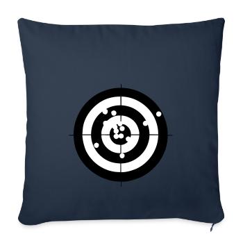 Target Hobby Sport Shooting Gift Idea - Sofa pillowcase 17,3'' x 17,3'' (45 x 45 cm) - navy - Front
