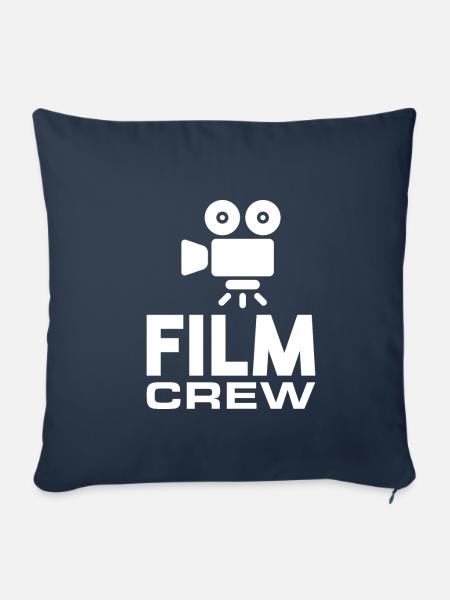 Film Crew Film Making Film Maker - Sofakissenbezug 45 x 45 cm - Navy