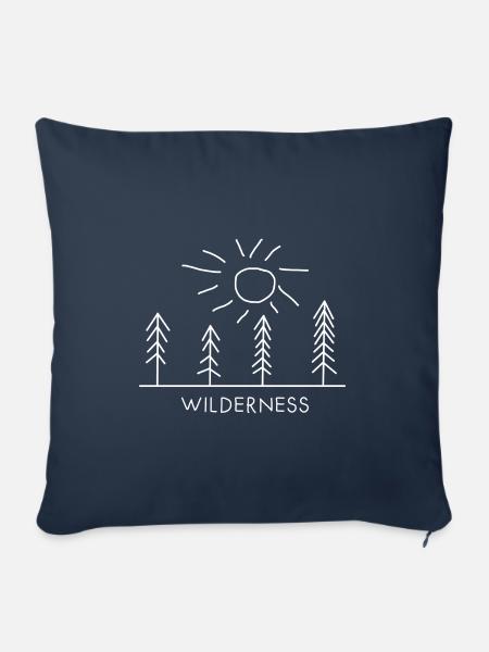 Wilderness - Sofakissenbezug 45 x 45 cm - Navy