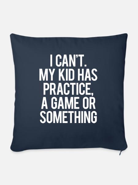 BASEBALL MOM - Sofakissenbezug 45 x 45 cm - Navy