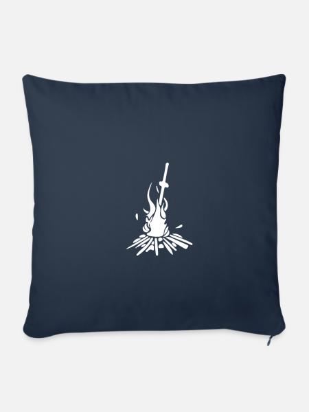 Bonefire - Sofakissenbezug 45 x 45 cm - Navy
