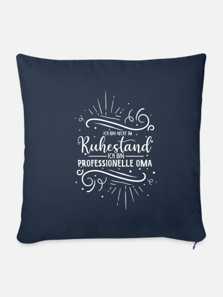 Ich Bin Nicht Im Ruhestand Ich Bin Professionelle - Sofakissenbezug 45 x 45 cm - Navy