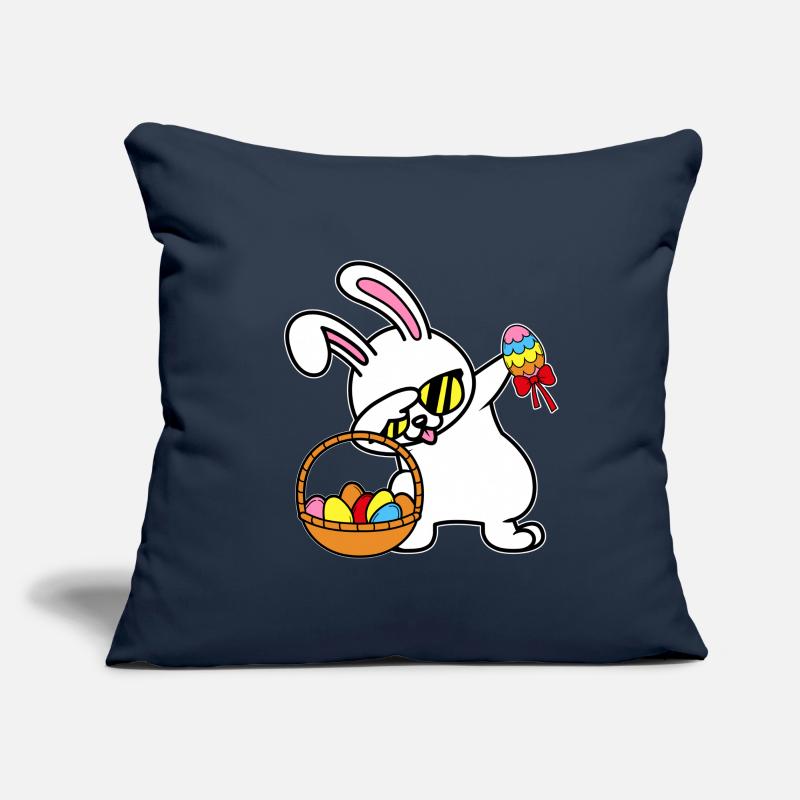 Dabbing Easter Bunny Easter Bunny Sofa pillowcase 17,3'' x 17,3'' (45 x 45 cm)