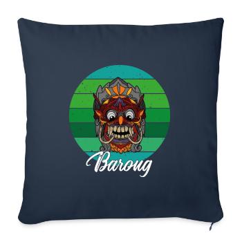 Barong Balinesische Mythologie Indonesien - Sofakissenbezug 45 x 45 cm - Navy - Vorne