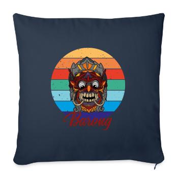 Barong Balinesische Mythologie Indonesien - Sofakissenbezug 45 x 45 cm - Navy - Vorne