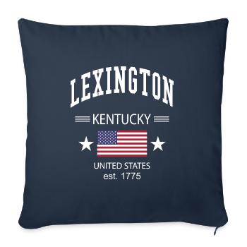 Lexington - Sofa pillowcase 17,3'' x 17,3'' (45 x 45 cm) - navy - Front