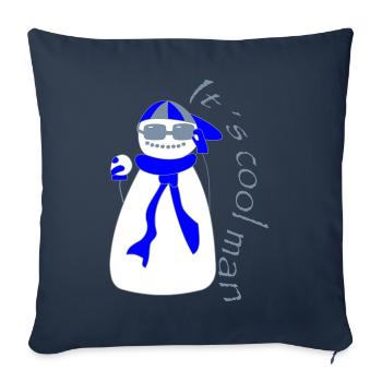 It s cool man - Sofakissenbezug 45 x 45 cm - Navy - Vorne
