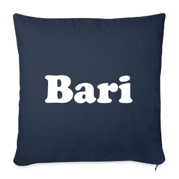 Bari - Sofa pillowcase 17,3'' x 17,3'' (45 x 45 cm) - navy - Front