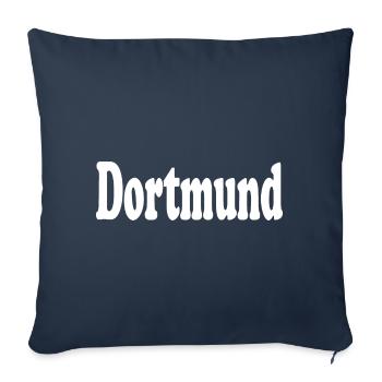Dortmund - Sofa pillowcase 17,3'' x 17,3'' (45 x 45 cm) - navy - Front