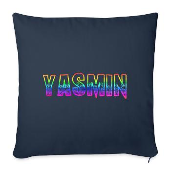 yasmin rs regenbogen - Sofakissenbezug 45 x 45 cm - Navy - Vorne