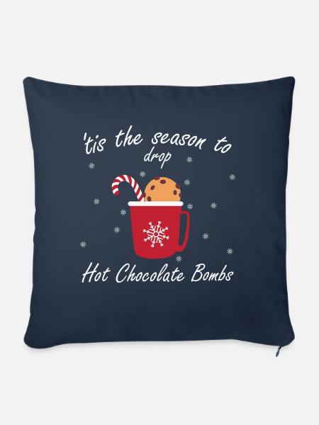 Weihnachten Weihnachtsmann Geschenke - Sofakissenbezug 45 x 45 cm - Navy