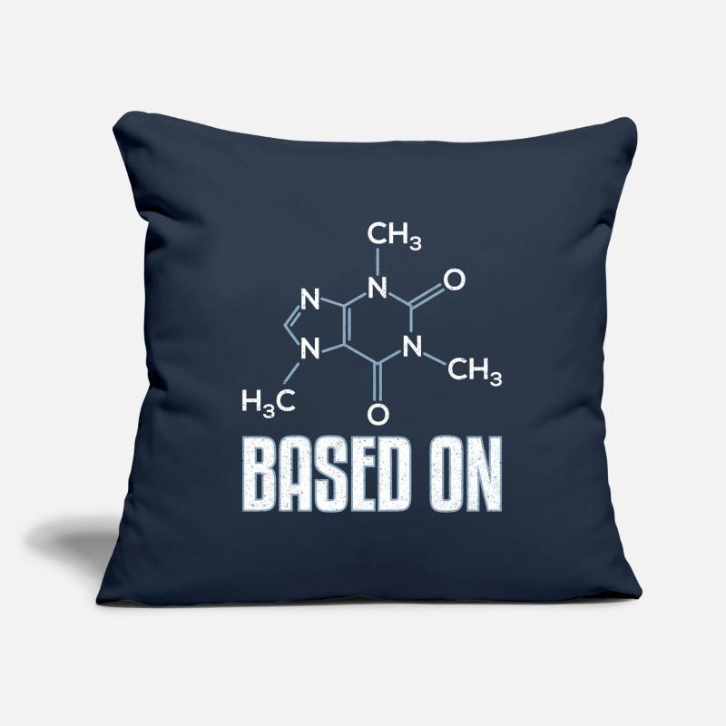 Based On Caffeine Molecule Gift Sofa pillowcase 17,3'' x 17,3'' (45 x 45 cm)