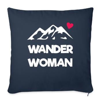 Wander Woman - Sofakissenbezug 45 x 45 cm - Navy - Vorne