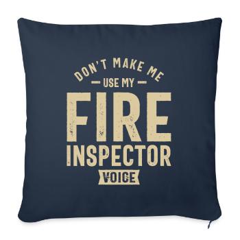 Fire Inspector Job Occupation Birthday Worker - Sofa pillowcase 17,3'' x 17,3'' (45 x 45 cm) - navy - Front