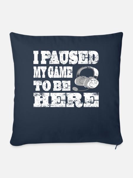 Gaming Retro Geschenkidee - Sofakissenbezug 45 x 45 cm - Navy