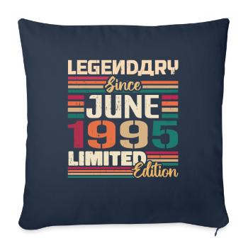 Legendary June 1995 Limited Edition June 1995 - Sofa pillowcase 17,3'' x 17,3'' (45 x 45 cm) - navy - Front