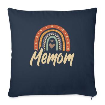 Memom Rainbow Funny Grandma - Sofa pillowcase 17,3'' x 17,3'' (45 x 45 cm) - navy - Front