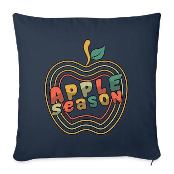 Apple Season Apple Butter Picker Apple - Sofa pillowcase 17,3'' x 17,3'' (45 x 45 cm) - navy - Front