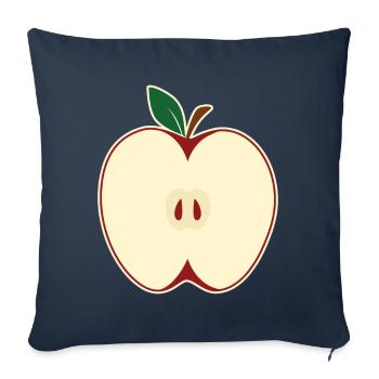 Apple Picking Slice Apple Butter Picker Apple - Sofa pillowcase 17,3'' x 17,3'' (45 x 45 cm) - navy - Front
