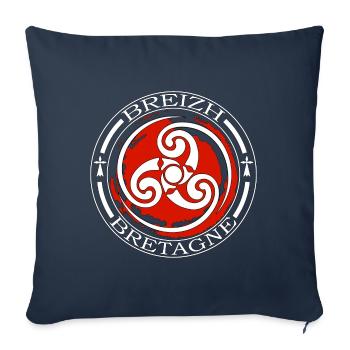Breizh Bretagne - Sofakissenbezug 45 x 45 cm - Navy - Vorne