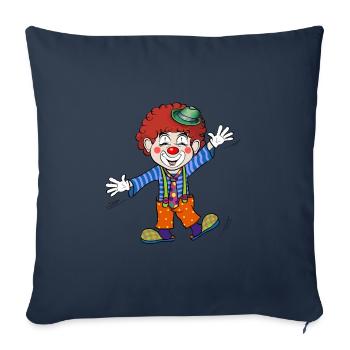 Clown - Sofakissenbezug 45 x 45 cm - Navy - Vorne