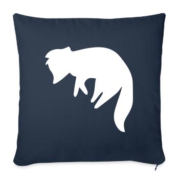 fox - Sofa pillowcase 17,3'' x 17,3'' (45 x 45 cm) - navy - Front