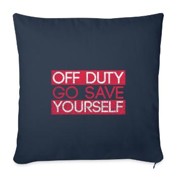 Out of Service Save Yourself - Sofa pillowcase 17,3'' x 17,3'' (45 x 45 cm) - navy - Front