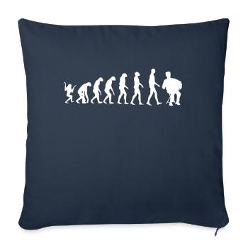 Accordion Akkordeon Evolution Musik neu Geschenk - Sofakissenbezug 45 x 45 cm - Navy - Vorne