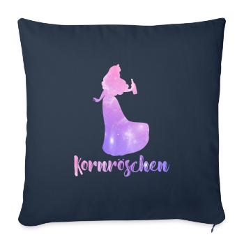Les femmes célibataires de Kornröschen - Housse de coussin décorative 45 x 45 cm - bleu marine - Devant