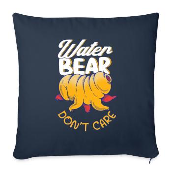 Biologen Bärtierchen Tardigrade Geschenk - Sofakissenbezug 45 x 45 cm - Navy - Vorne