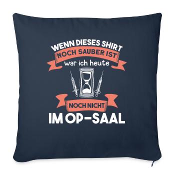 Krankenhaus Operationstechnische Assistentin - Sofakissenbezug 45 x 45 cm - Navy - Vorne