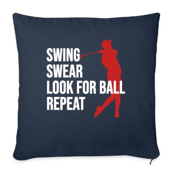 Golfers Golf Sports Funny Gifts Golf Course - Sofa pillowcase 17,3'' x 17,3'' (45 x 45 cm) - navy - Front